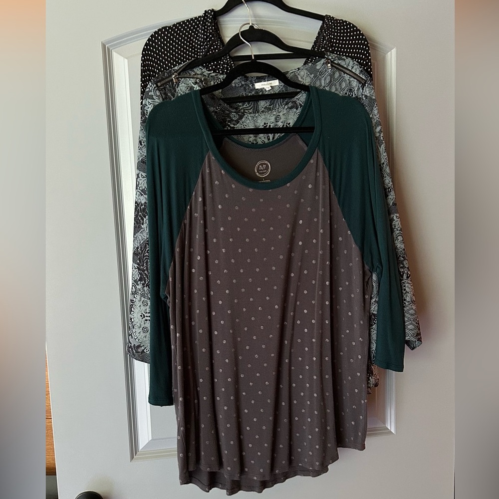 3/4 Sleeve 3 shirt Bundle